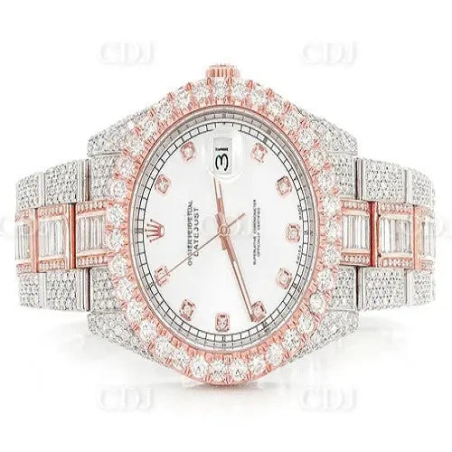 Customized Swiss 41MM Rolex Diamond Watch (22.16CTW)  customdiamjewel   