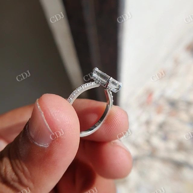 Antique Portrait Cut Moissanite Ring For Woman  customdiamjewel   