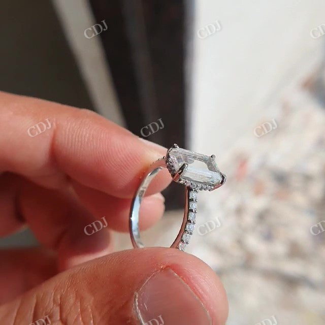 Antique Portrait Cut Moissanite Ring For Woman  customdiamjewel   