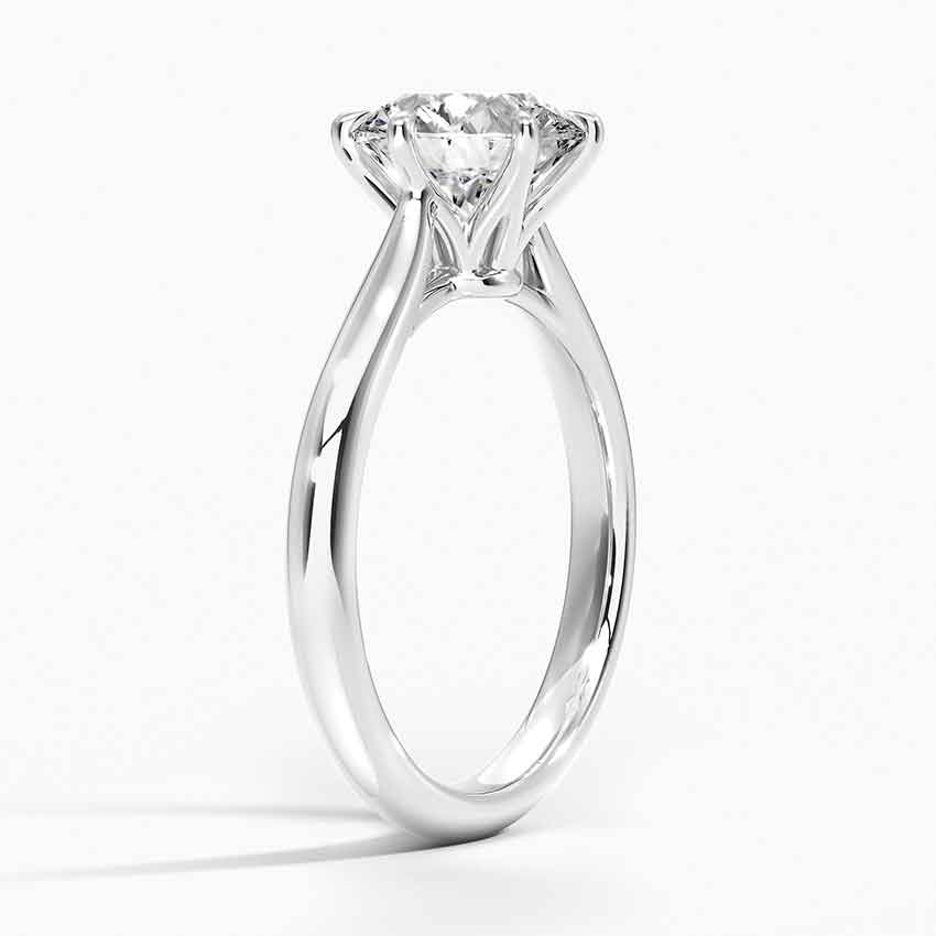 2 CT Round Lab Grown Diamond Solitaire Engagement Ring  customdiamjewel Sterling Silver White Gold VVS-EF