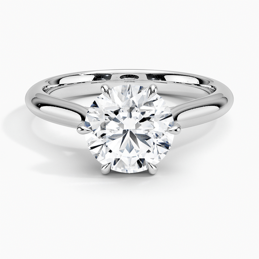 2 CT Round Lab Grown Diamond Solitaire Engagement Ring  customdiamjewel   