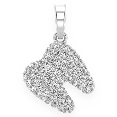 Classic 0.50CTW Tooth Diamond Pendant  customdiamjewel   