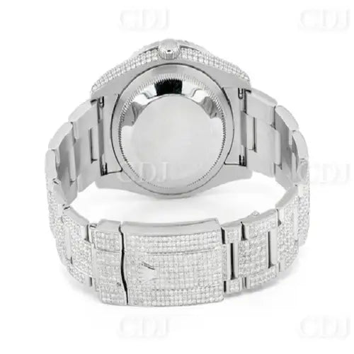 36MM Stainless Steel High Quality Rolex Diamond Watch(16.15CTW)  customdiamjewel   