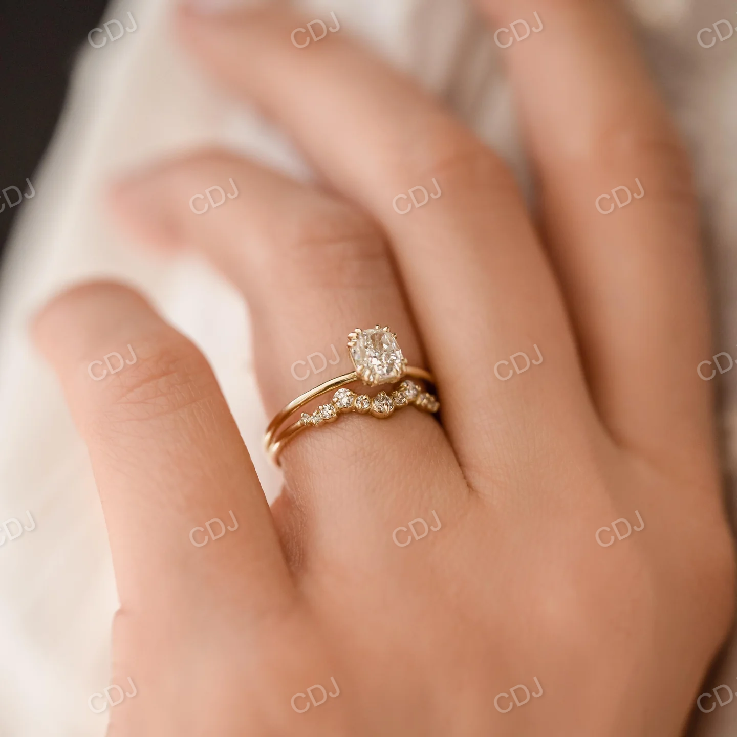 0.17CTW Gold Setting Natural Diamond Wedding Band  customdiamjewel   