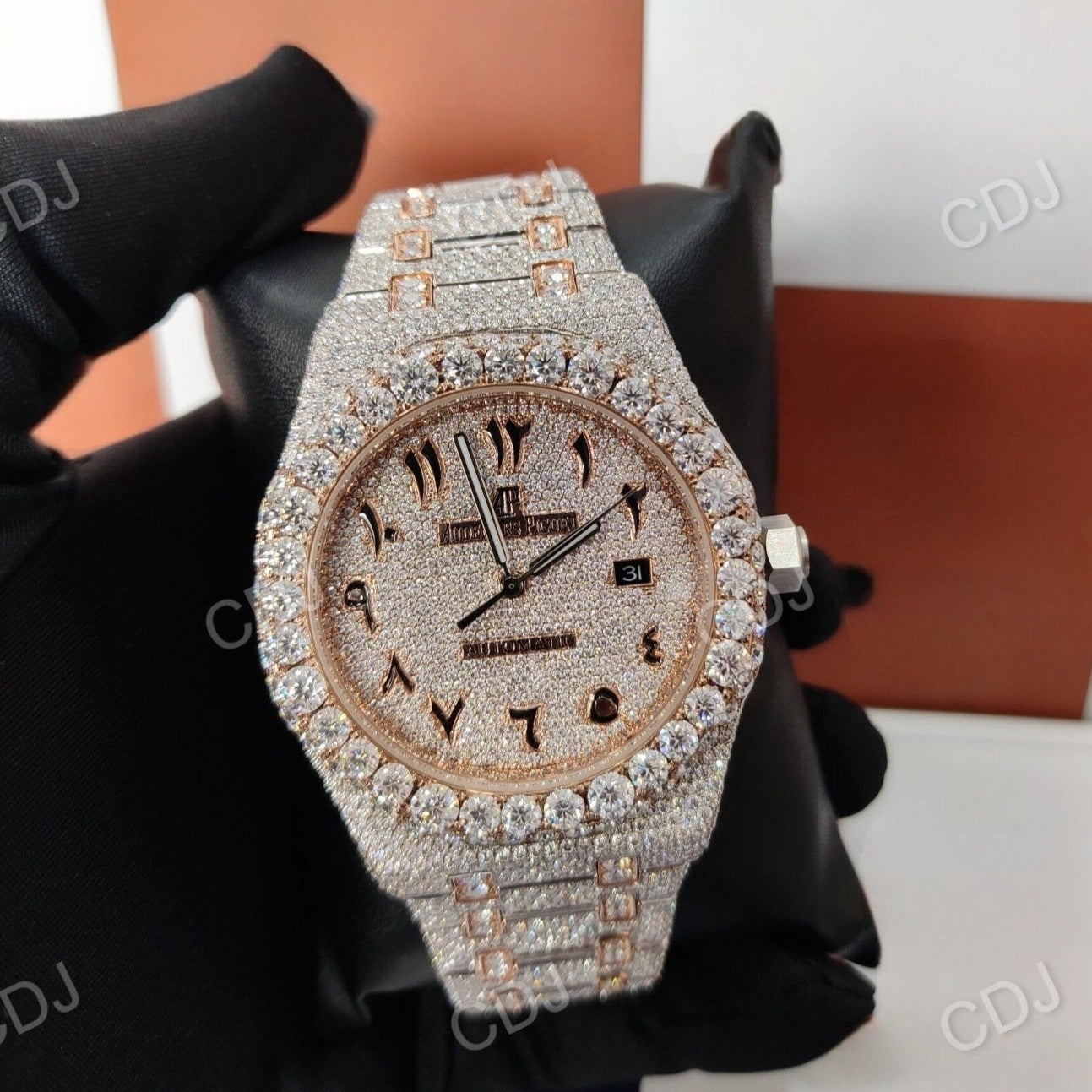 Luxury Customize Iced Out Diamond Hip Hop Watch  customdiamjewel   