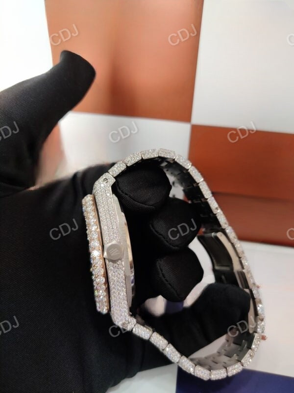 Luxury Customize Iced Out Diamond Hip Hop Watch  customdiamjewel   