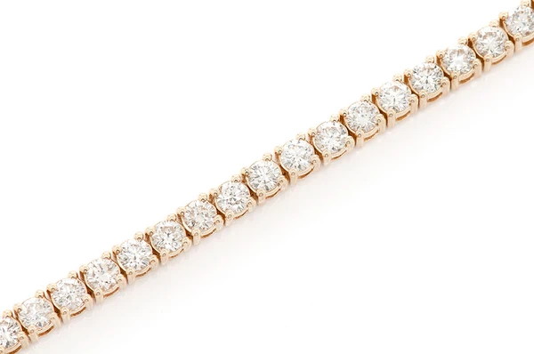 Trendy Prong Set Tennis Diamond Bracelet  customdiamjewel   