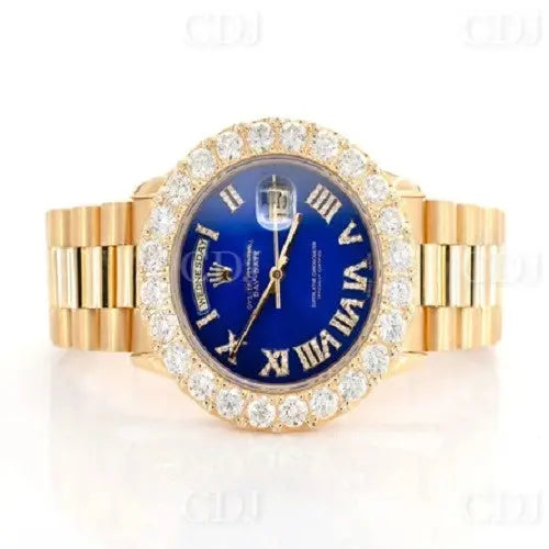 Hip Hop Men's Handmade Rolex Diamond Watch (7.20CTW)  customdiamjewel   