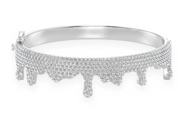 Attractive Diamond Drip Bangle Bracelet  customdiamjewel   