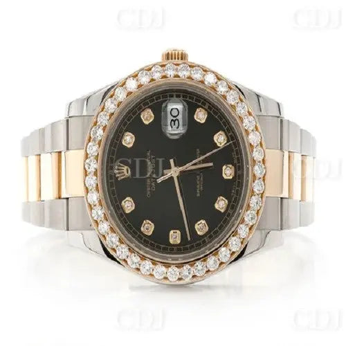 Custom Trendy Bling Hip Hop Diamond Watch (3.25CTW)  customdiamjewel   