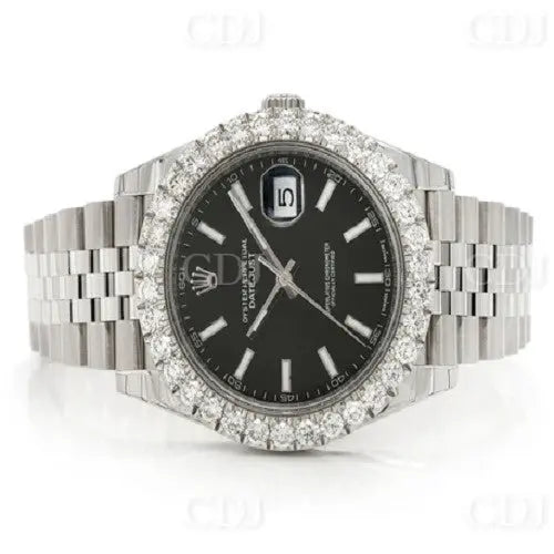 New arrival iced out men's Rolex diamond Watch(5.00CTW)  customdiamjewel   