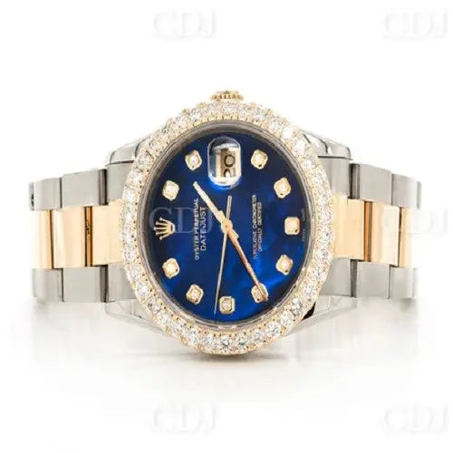 Round Diamond Bezel Hip Hop Diamond Watch ( 2.75CTW)  customdiamjewel   