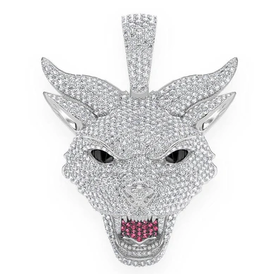 4.70CTW Evil Cat Hip Hop Pendant  customdiamjewel   