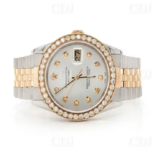 Handmade Luxury Rolex Diamond Watch (2.00CTW)  customdiamjewel   