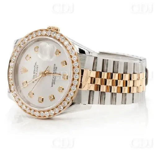 Handmade Luxury Rolex Diamond Watch (2.00CTW)  customdiamjewel   