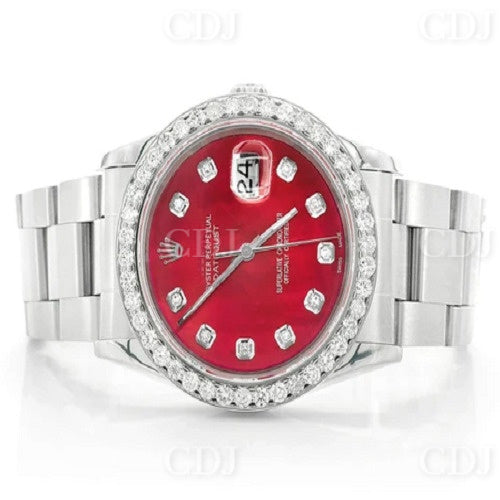 Newest Design Stainless Steel diamond watch (2.20CTW)  customdiamjewel   