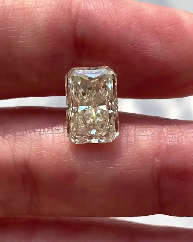 2.20CT Radiant cut Colorless Loose Moissanite  customdiamjewel   