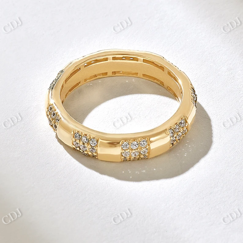 0.81CTW Dome Style Diamond Wedding Band  customdiamjewel   