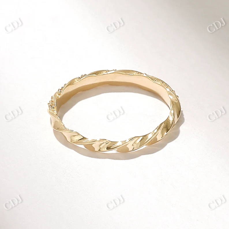 0.22CTW Twisted Half Eternity Wedding Band  customdiamjewel   