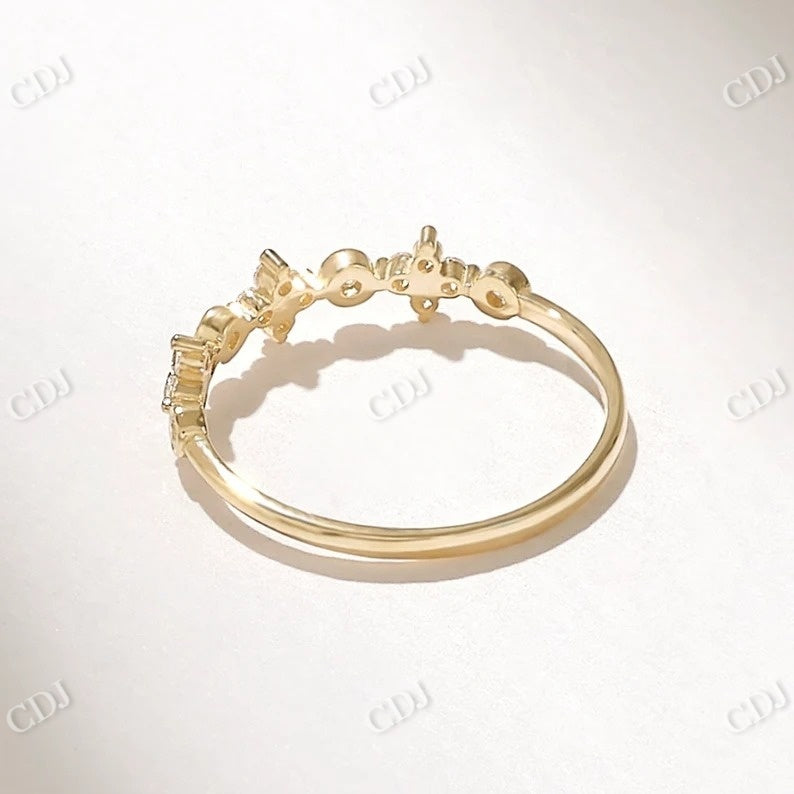 0.15CTW Minimalist Diamond Wedding Band  customdiamjewel   