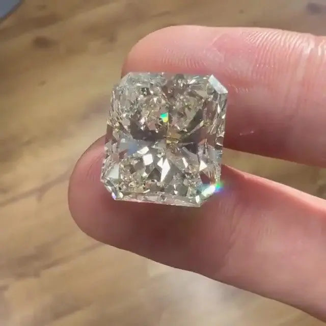 2.0CT Radiant Cut Loose Moissanite  customdiamjewel   