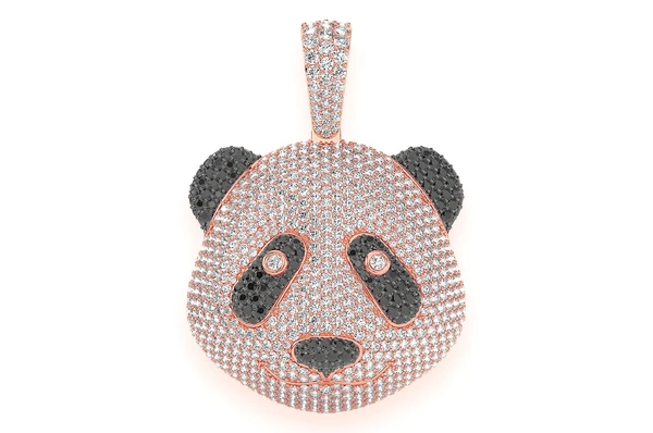 5.50CTW Panda Pendant  customdiamjewel   