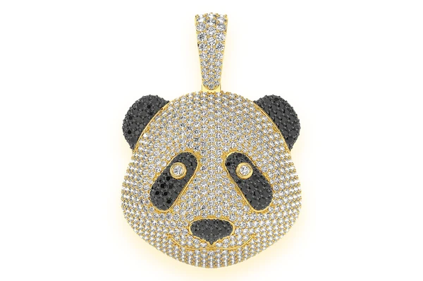 5.50CTW Panda Pendant  customdiamjewel   