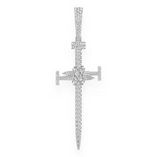 Hip Hop 2.50CTW Nail Cross Pendant  customdiamjewel   