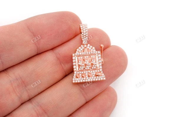 0.66CTW Slot Machine Cluster Pendant  customdiamjewel   