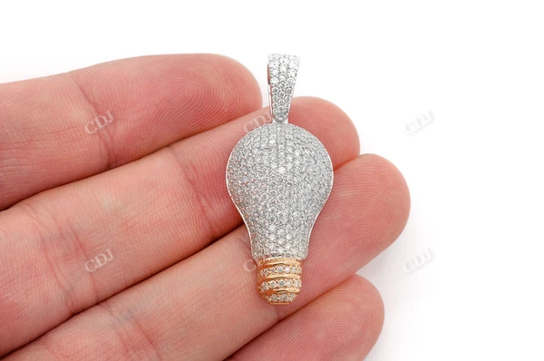 2.75CTW Light Bulb Pendant  customdiamjewel   