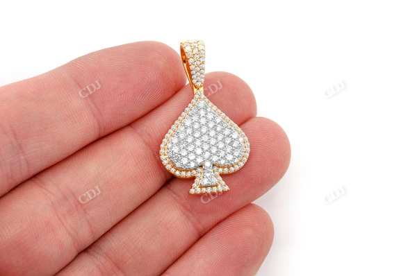 2.00CTW Spade Diamond Pendant  customdiamjewel   