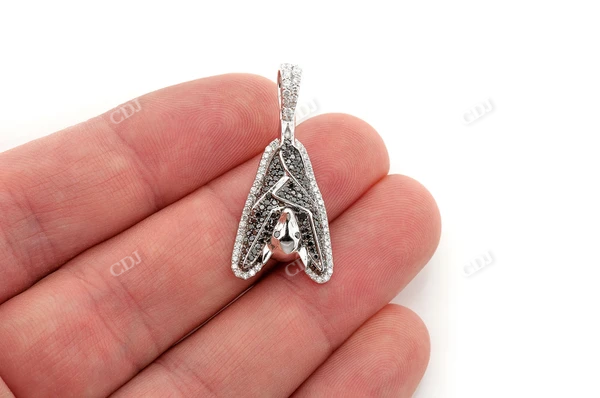 1.00CTW Upside Down Hanging Bat Pendant  customdiamjewel   