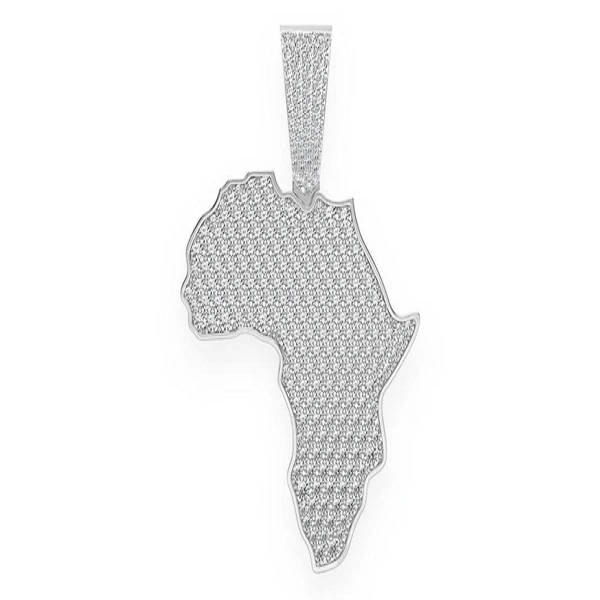 3.75CTW Africa Pendant  customdiamjewel   