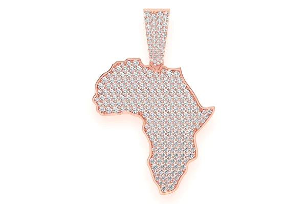 3.75CTW Africa Pendant  customdiamjewel   