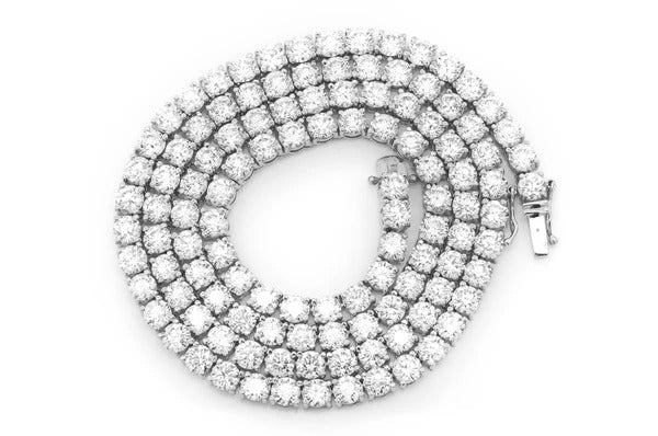 Unique Round diamond Tennis Necklace Jewelry  customdiamjewel   