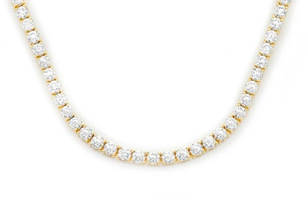 Unique Round diamond Tennis Necklace Jewelry  customdiamjewel   