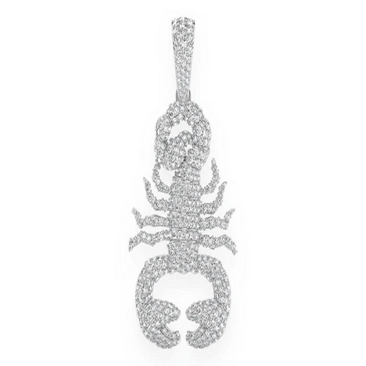 3.40CTW Hanging Scorpion Pendant  customdiamjewel   