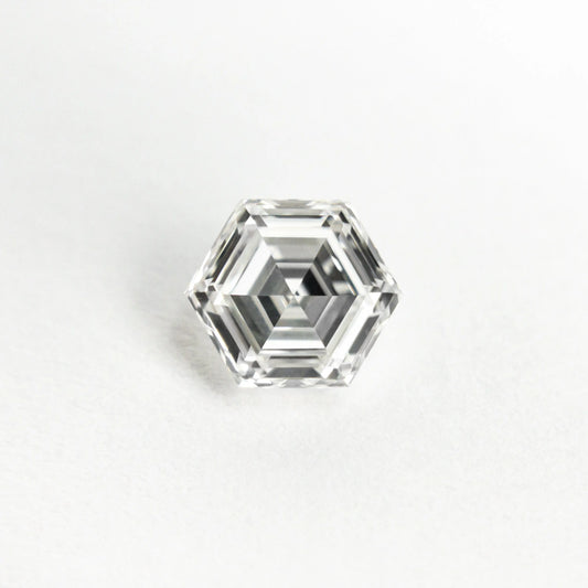 1.02 CT Fancy Hexagon Step Cut Loose Moissanite  customdiamjewel   