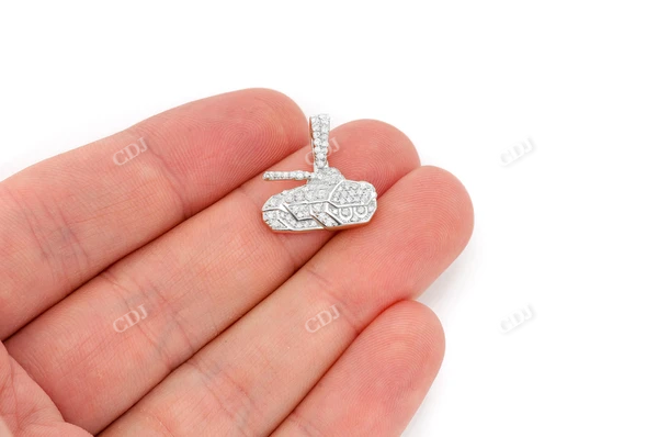 0.40CTW Military Tank Pendant  customdiamjewel   