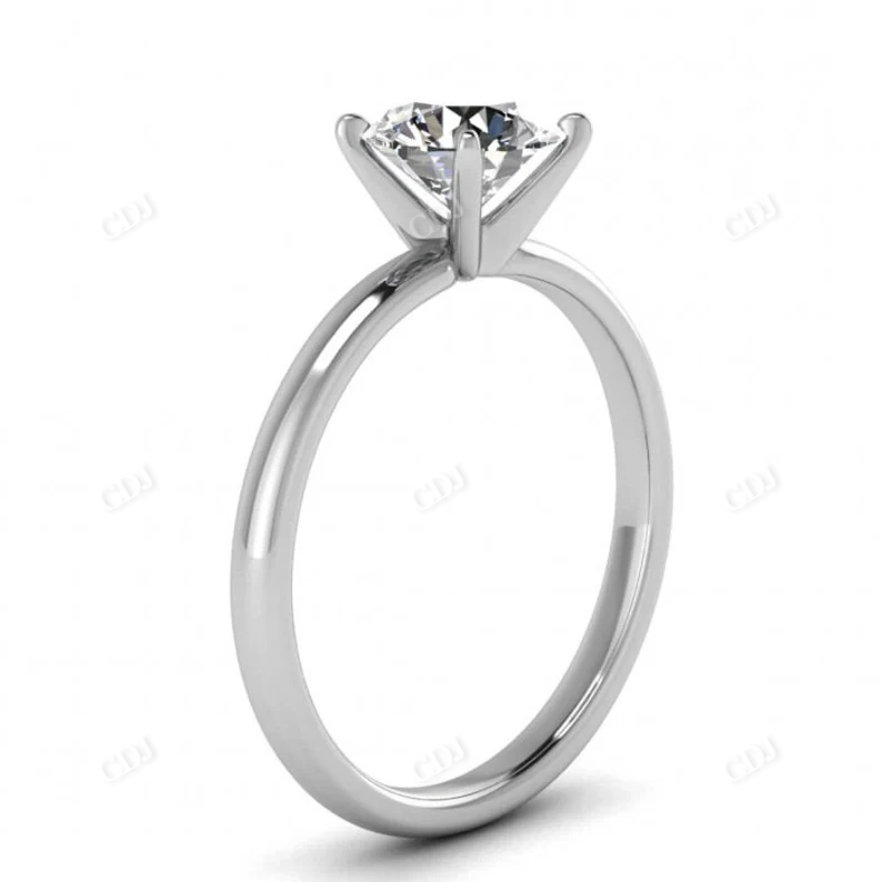 Classic Heart Shaped Moissanite Engagement Ring  customdiamjewel   