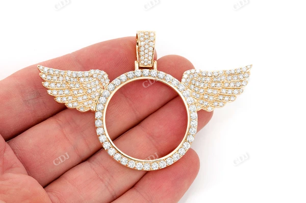 6.33CTW Wings Picture Memory Pendant  customdiamjewel   