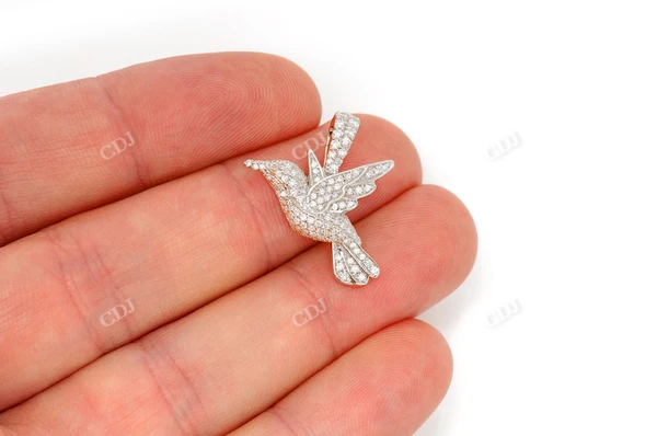 0.65CTW Diamond Humming Bird Pendant  customdiamjewel   