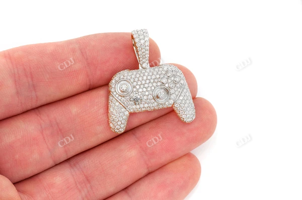 3.00CTW Video Game Controller Pendant  customdiamjewel   