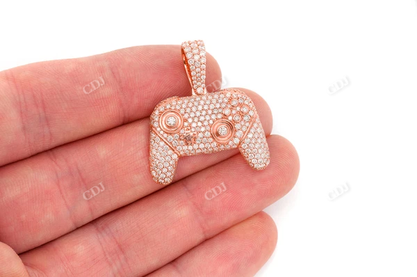 3.00CTW Video Game Controller Pendant  customdiamjewel   