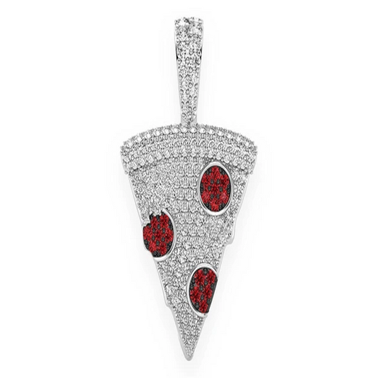 1.70CTW Hip Hop Pizza Slice Pendant  customdiamjewel   