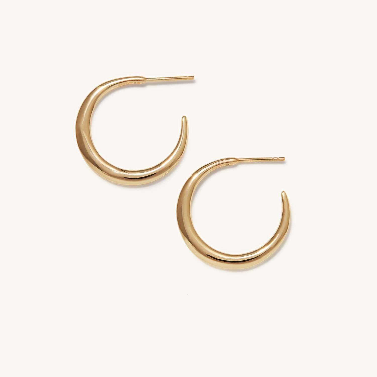 Stylish Editor 14K Solid Gold Hoop Earring  customdiamjewel 10 KT Solid Gold Yellow Gold VVS-EF