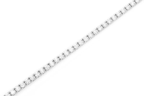 Sterling Silver Prong Set Diamond Tennis Bracelet  customdiamjewel   