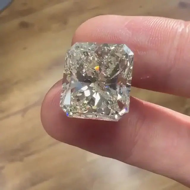 2.0CT Radiant Cut Loose Moissanite  customdiamjewel   