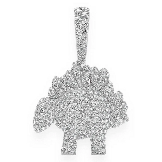 2.35CTW Dinosaur Pendant  customdiamjewel   