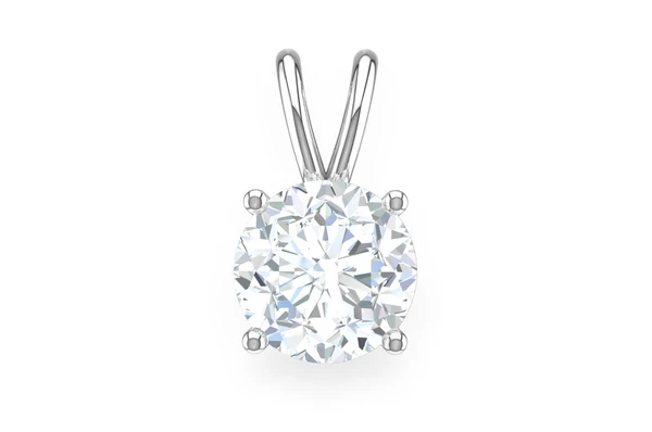 0.10CTW &  0.25CTW Round Solitaire Pendant  customdiamjewel   